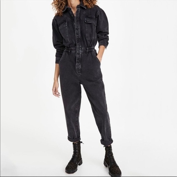 NWOT AGOLDE x ANTHROPOLOGIEVianka Denim Utility Jumpsuit